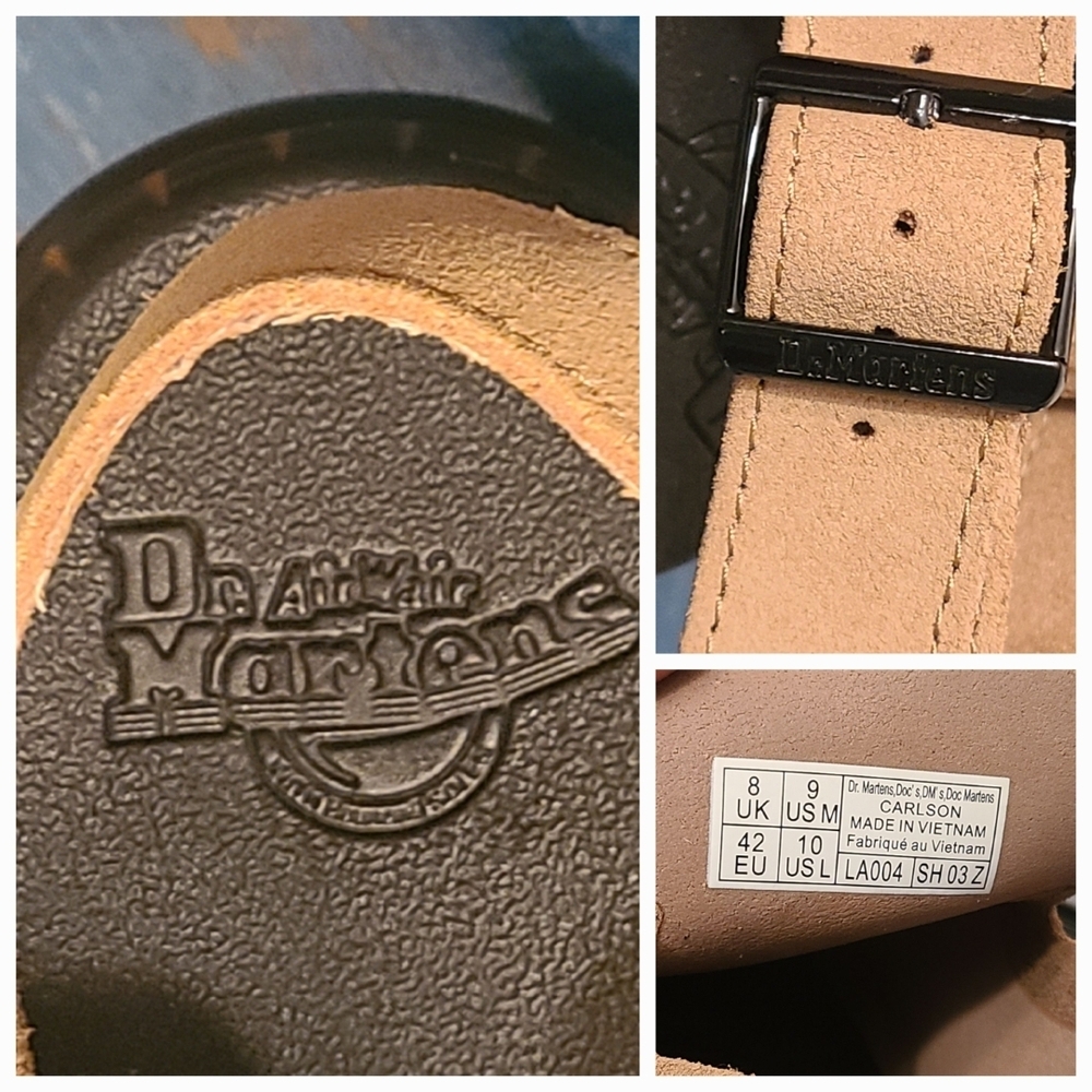 Dr Martens CARLSON suede casual Slingback mules - Picture 6 of 11